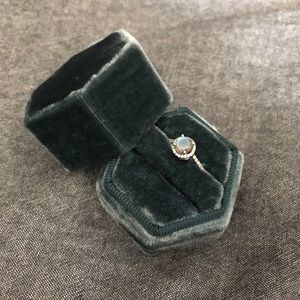 Velvet keepsake box NWOT